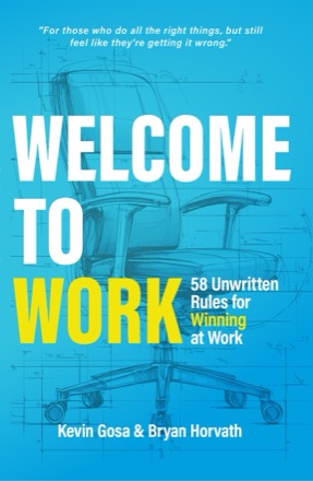 Welcome to Work — book cover by Kevin Gosa and Bryan Horvath.